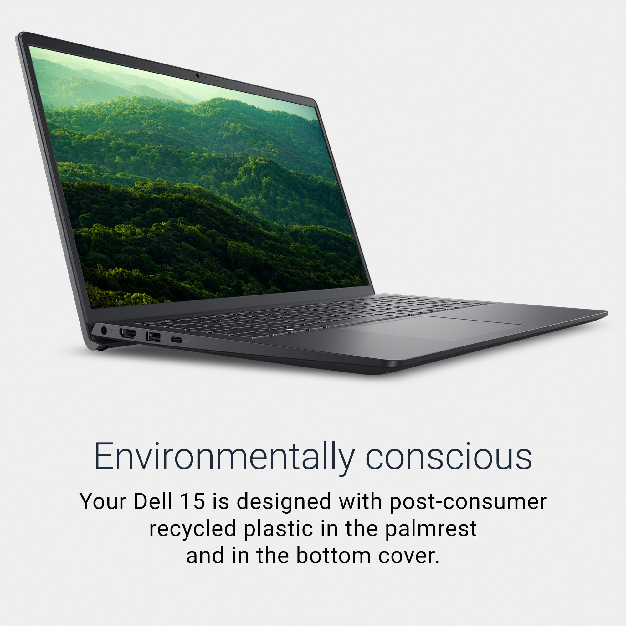 Dell 15 Laptop DC15250 - 15.6-inch FHD, Intel Core 3-100U, 8GB RAM, 512GB SSD, Carbon Black - Image 5