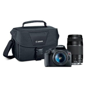 Canon EOS Rebel T7 Digital SLR Camera with EF-S 18-55mm & EF 75-300mm Lenses, APS-C Sensor, 24.1MP
