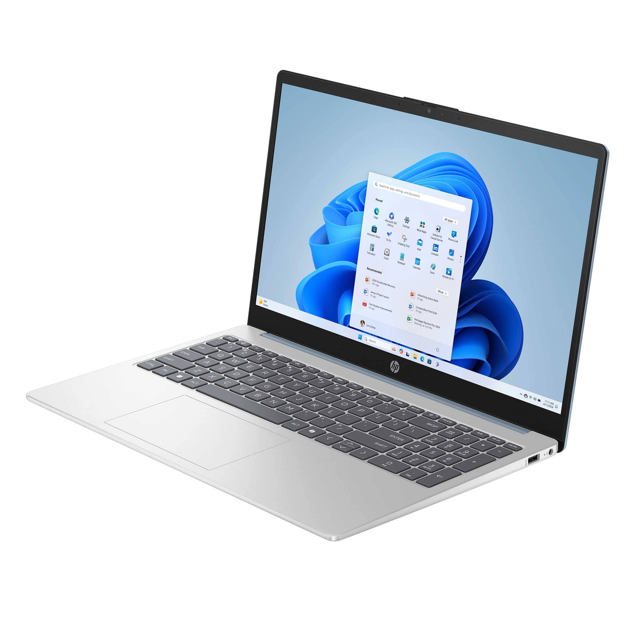 HP 15.6 inch Windows 11 Touch Laptop Intel Core i3-N305 8GB RAM 256GB SSD Moonlight Blue - Image 4