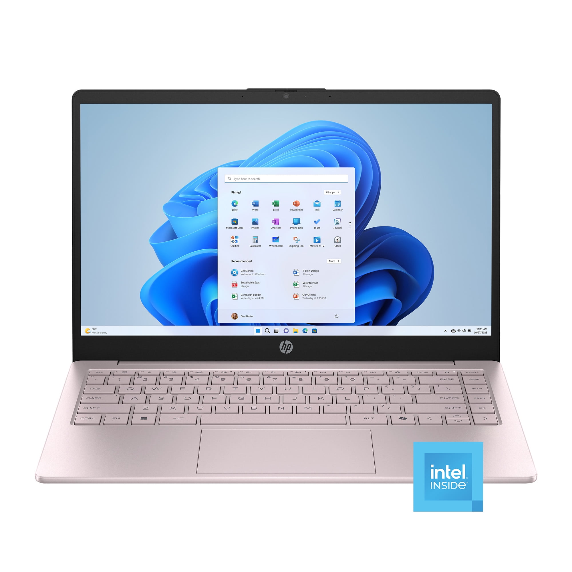 HP Stream 14 inch Win 11 Laptop Intel Processor N150 4GB 128GB eMMC Pink (12-mo. Microsoft 365 included) - Image 7