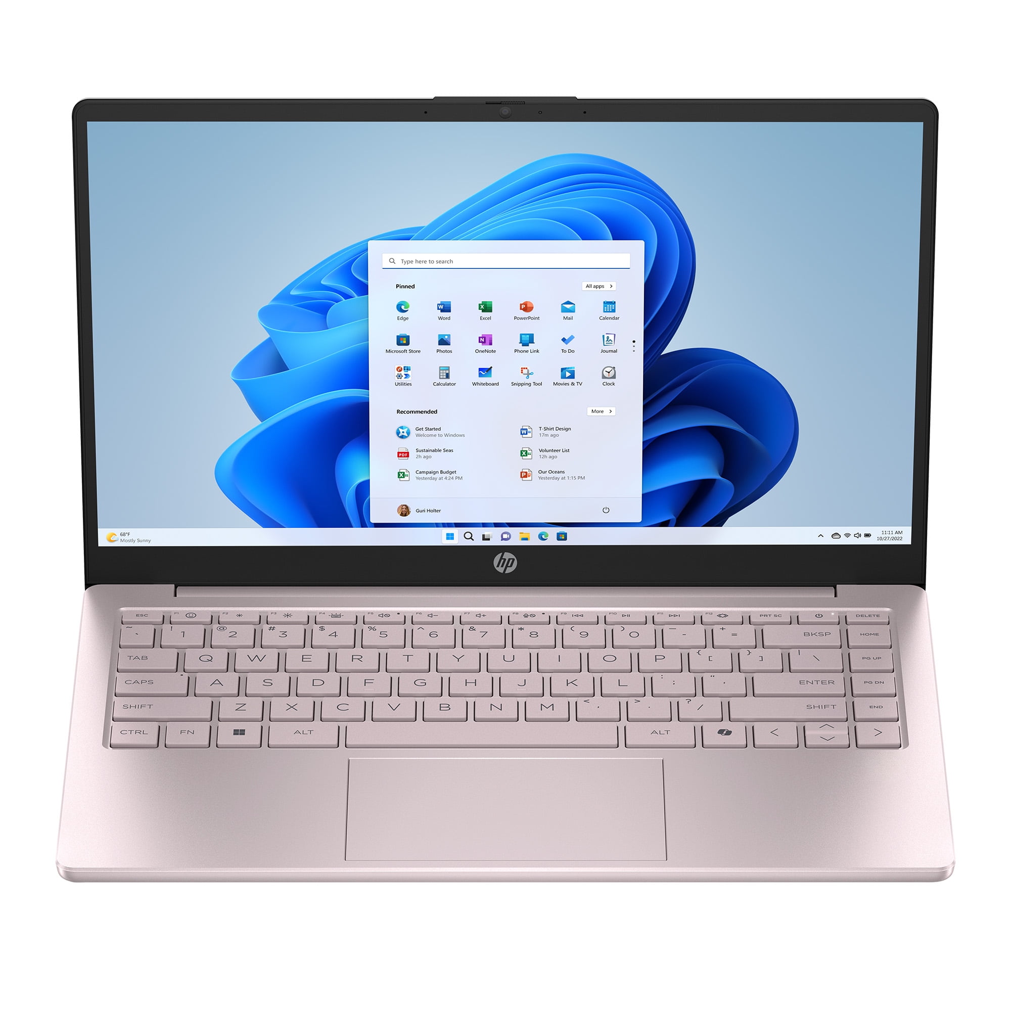 HP Stream 14 inch Win 11 Laptop Intel Processor N150 4GB 128GB eMMC Pink (12-mo. Microsoft 365 included) - Image 4