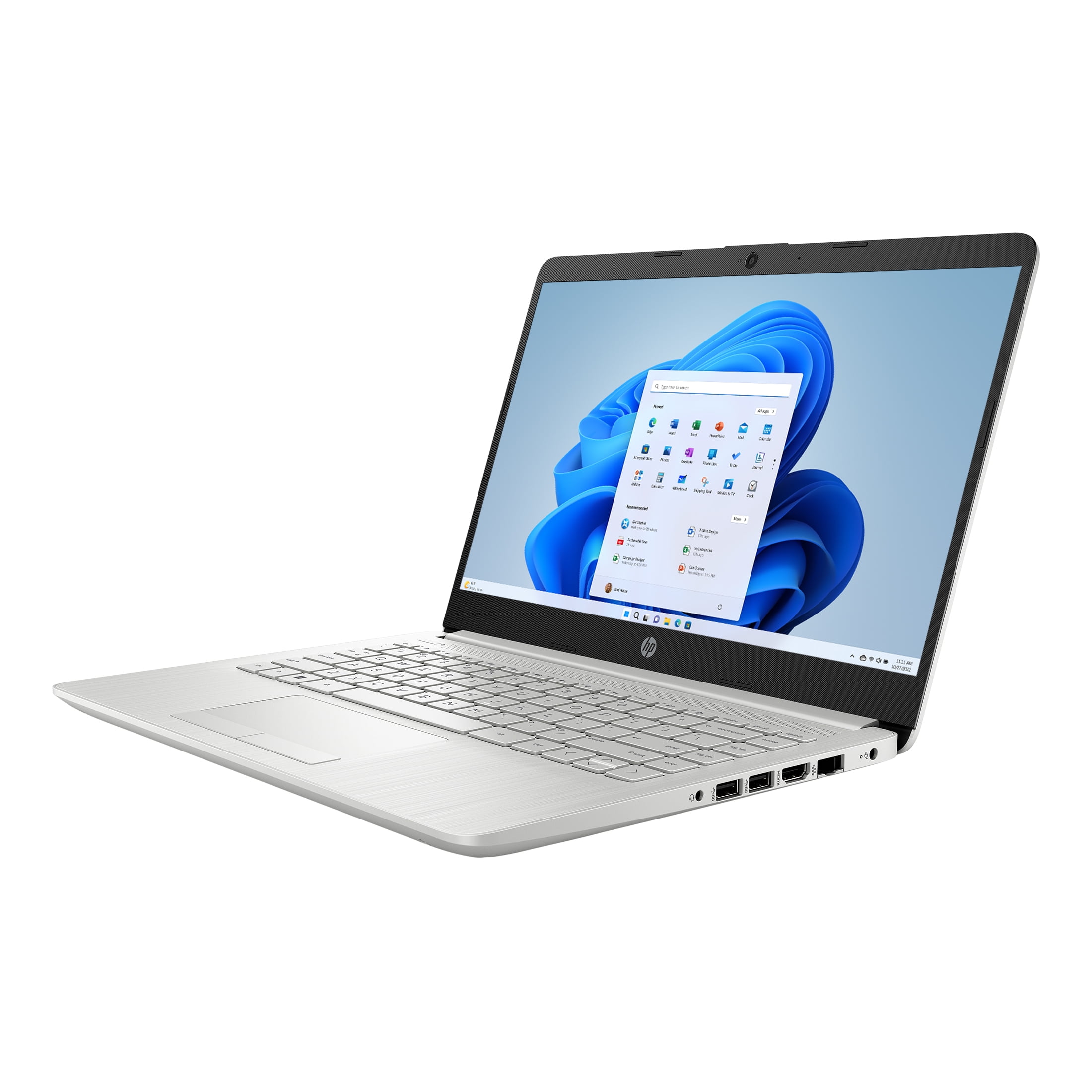 HP 14 inch Windows Laptop Intel Celeron N4120 4GB RAM 64GB eMMC Silver (12-mo. Microsoft 365 Included) - Image 3